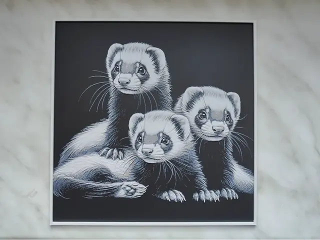 HueForge model: Ferrets - Hueforge by BeaN