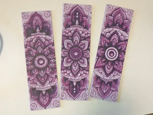 HueForge model: Mandala Bookmark Set Hueforge by 3DNesy