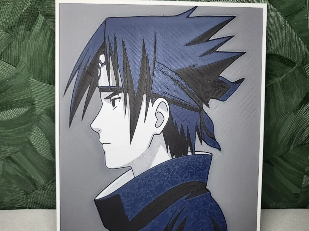 Sasuke Hueforge by Opao HueForge model: Sasuke Hueforge by Opao