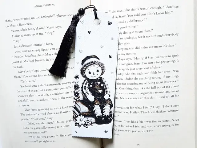 HueForge model: Bookmark, Raggedy Andy by Dame Jo