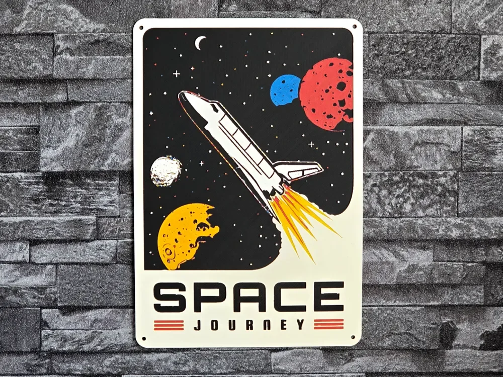 Hueforge Space Journey by StefBull85 HueForge model: Hueforge Space Journey by StefBull85