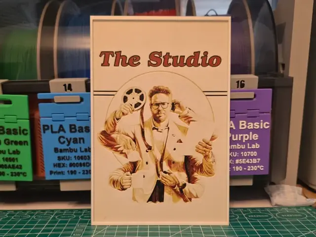 HueForge model: The Studio Poster - Hueforge Art by Lumpy3D