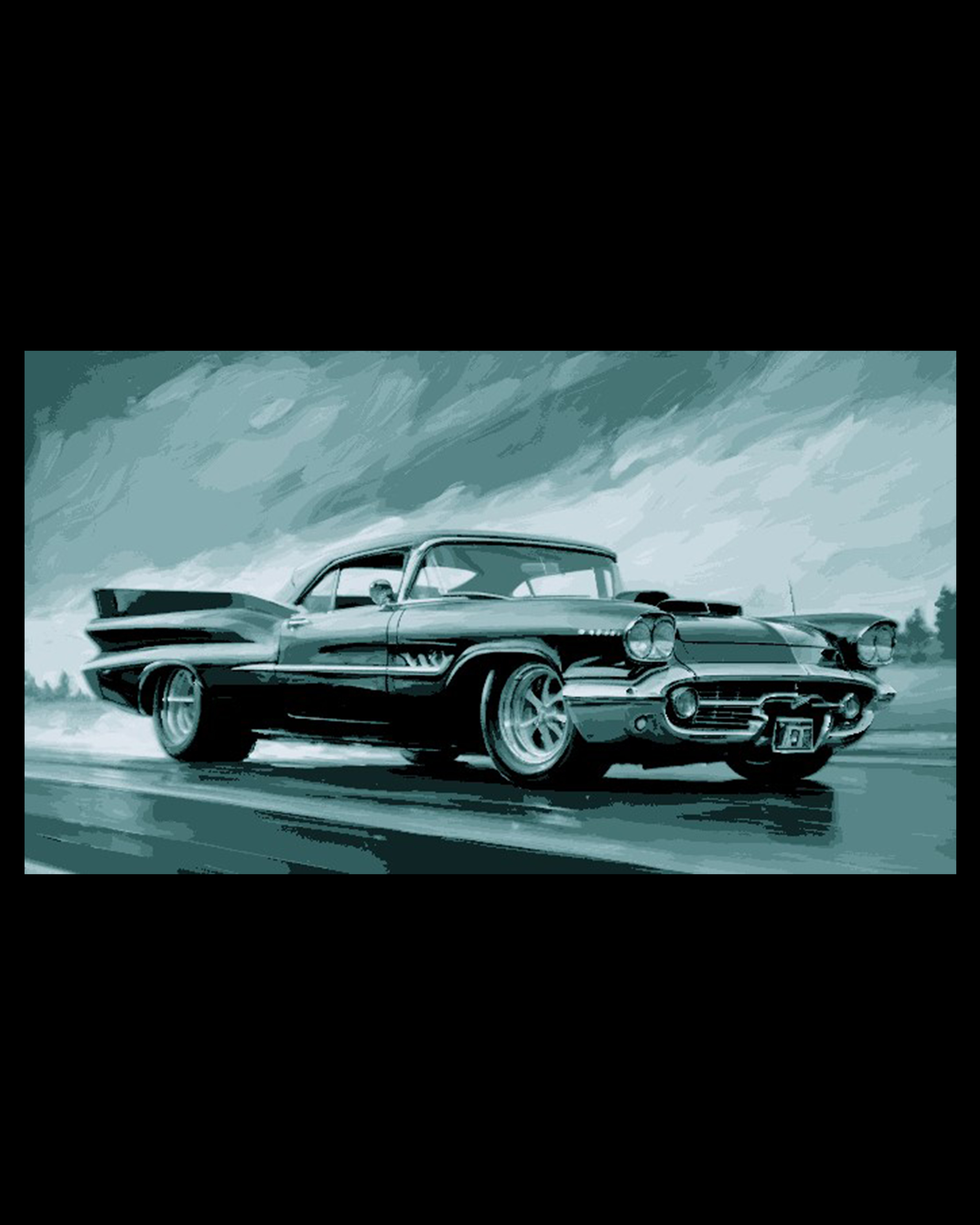 Another Chop Shop Ratrod Made for Long Roads - Hueforge Art by BooneCo3d HueForge model: Another Chop Shop Ratrod Made for Long Roads - Hueforge Art by BooneCo3d