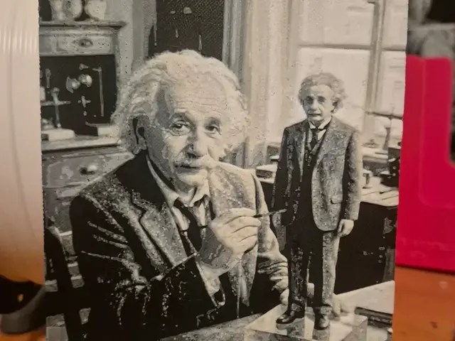 HueForge model: Einstein painting Einstein hueforge by Buntsta