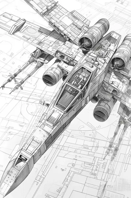 X-wing Hueforge