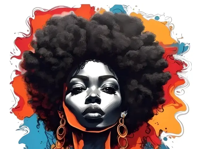 HueForge model: Urban African Queen_3 by 3D Gallery Realm