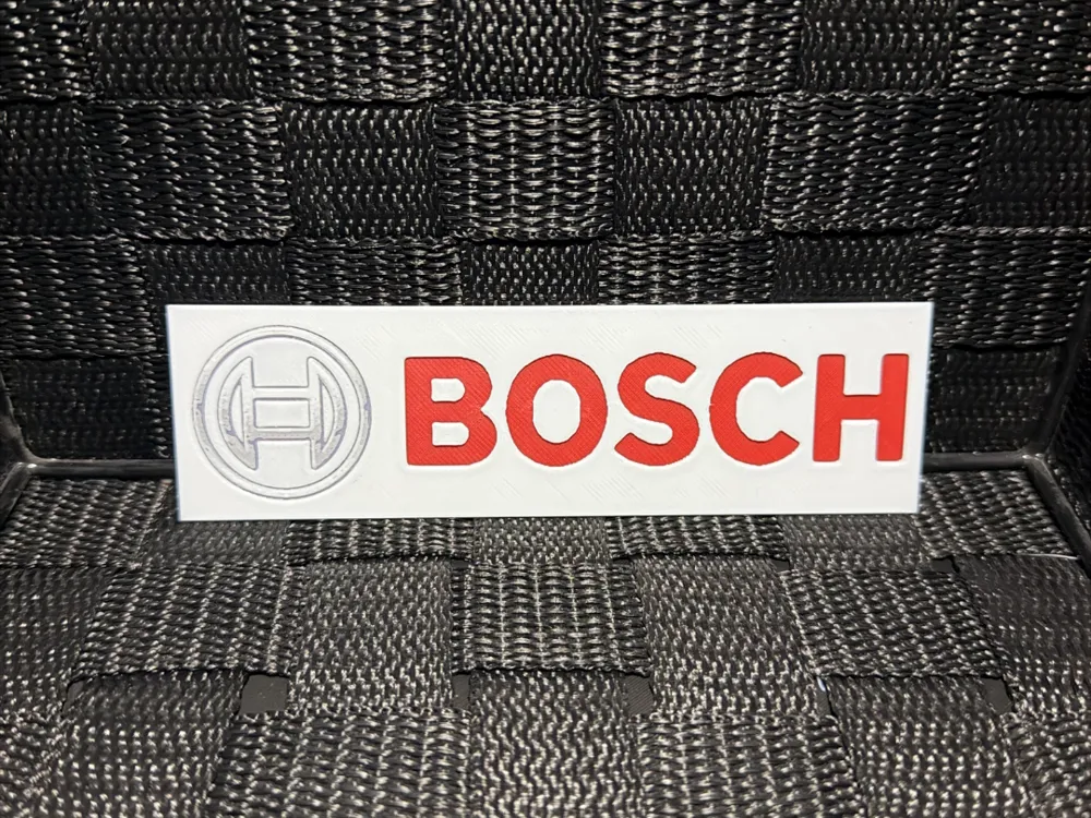 Bosch Logo - Hueforge by JoDau HueForge model: Bosch Logo - Hueforge by JoDau
