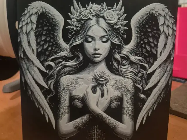 HueForge model: innocent angel hueforge by Buntsta
