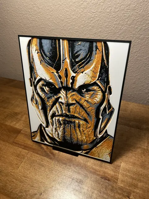 HueForge model: Thanos by Cloudy Nostalgia