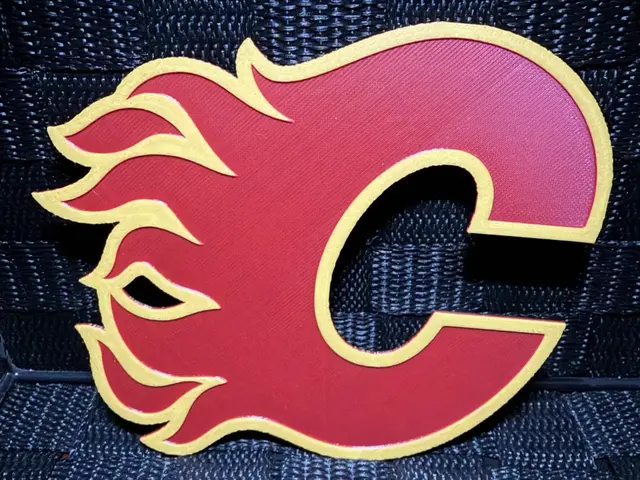 HueForge model: Calgary Flames Logo - Hueforge by JoDau