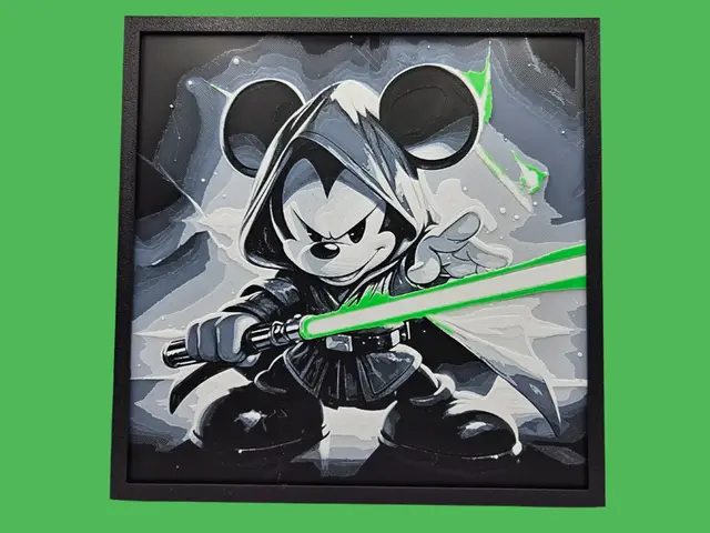 HueForge model: MIckey Mouse - Jedi Master by Canadian Gamer