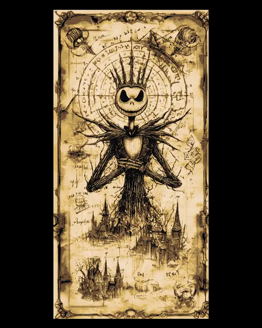 The King of Halloween - Jack drawing and art - Fanart hueforge