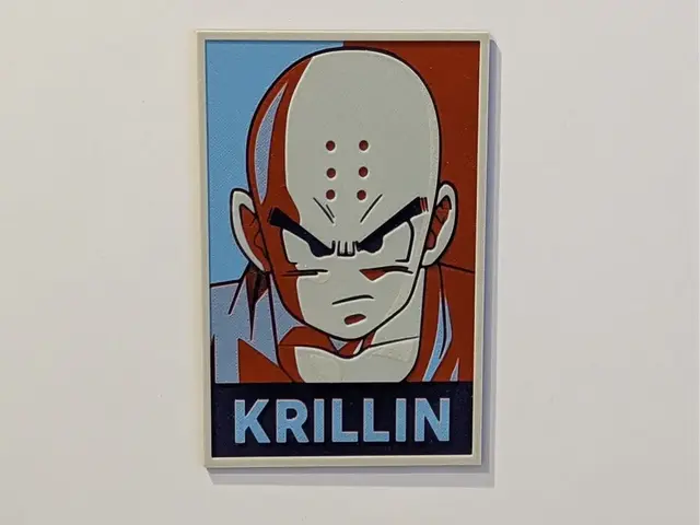 HueForge model: Crilin Pop Art Hueforge by suaimondi