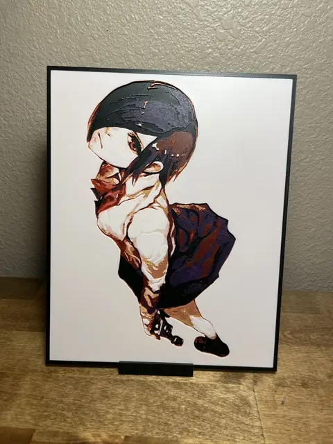 HueForge model: Touka by Cloudy Nostalgia