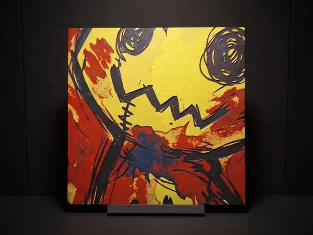 HueForge model: Mimikyu Close-up - Hueforge Wall Art by LED
