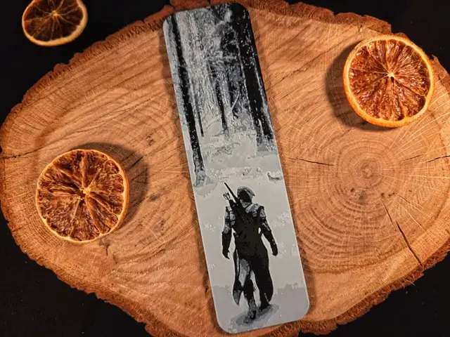 HueForge model: Assassin 3 bookmark by EternalDesigns3D
