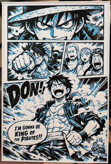 ONE PIECE Manga Poster, King of the Pirates.3mf
