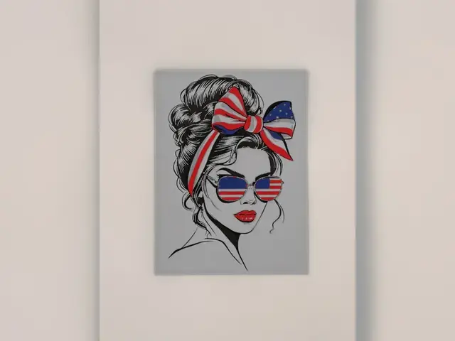 HueForge model: Stars and Stripes Shades hueforge Portrait by Thadius