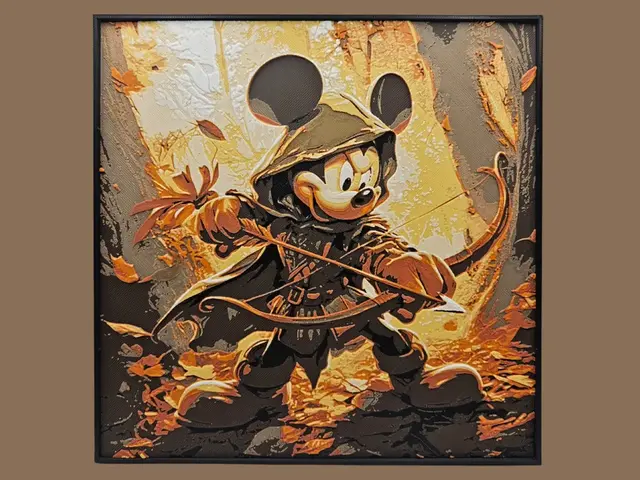 HueForge model: Mickey Mouse - Robin Hood by Canadian Gamer