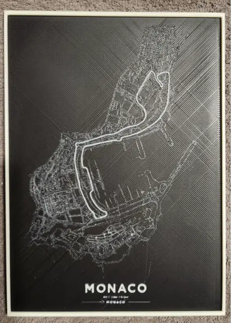 Monaco Circuit F1 - HueForge