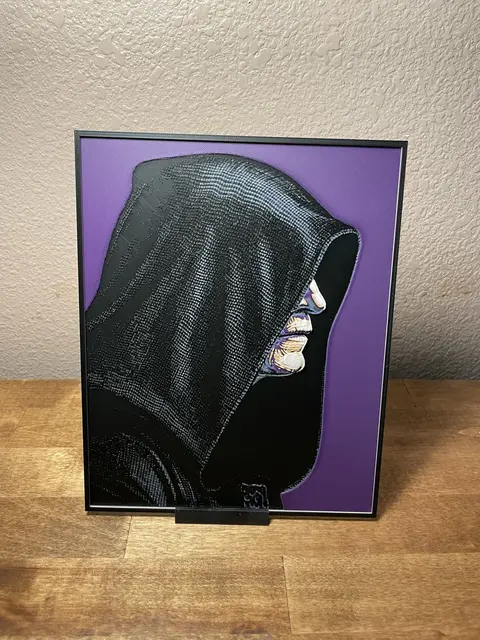 HueForge model: Darth Sidious by Cloudy Nostalgia