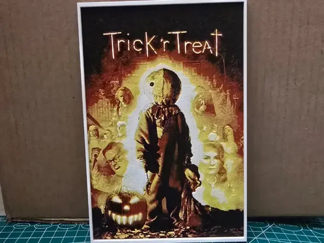 HueForge model: Trick 'r Treat Movie Poster - Hueforge Art by Lumpy3D