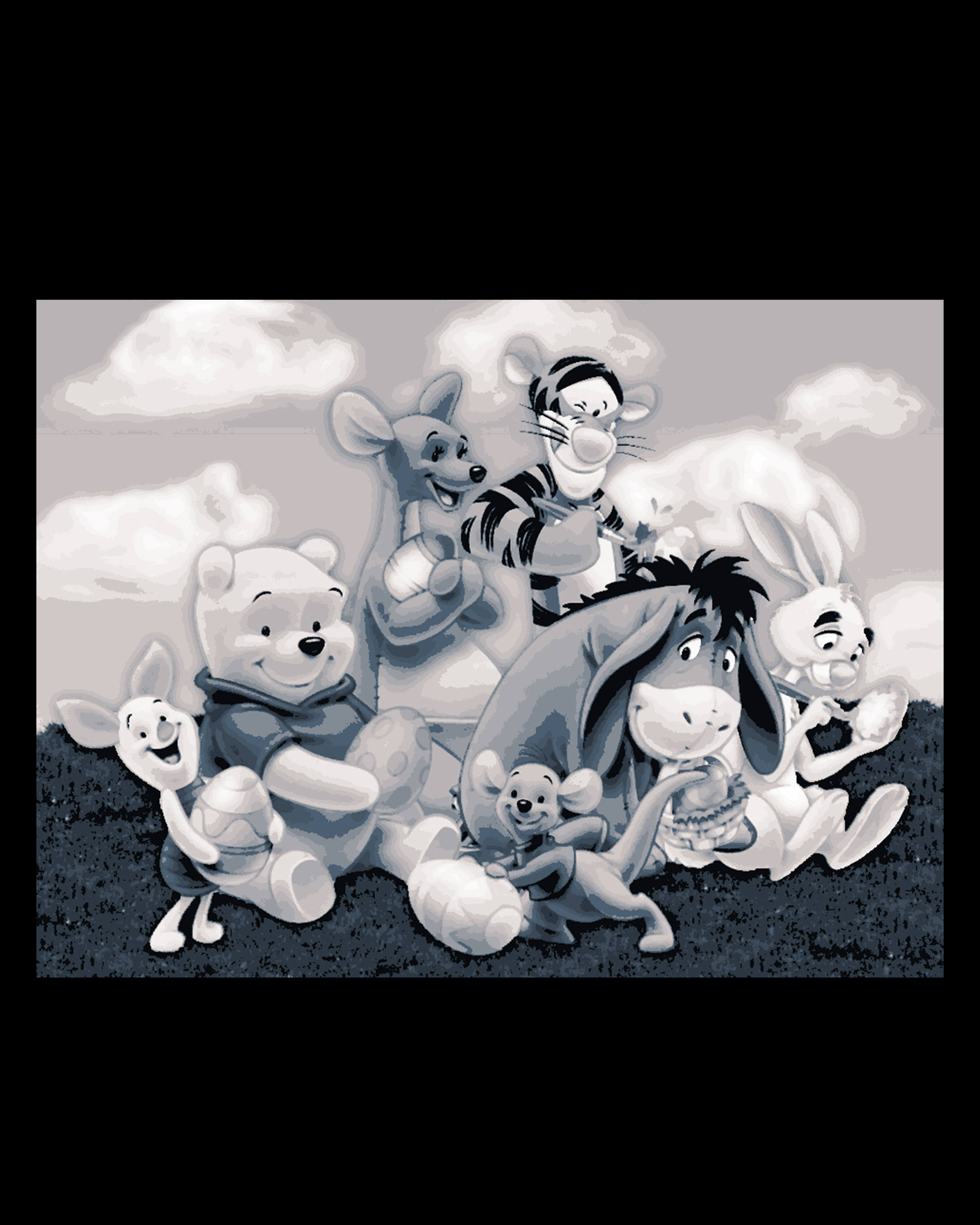 Winnie the Pooh and his faithful Friends - Hueforge art by BooneCo3d HueForge model: Winnie the Pooh and his faithful Friends - Hueforge art by BooneCo3d