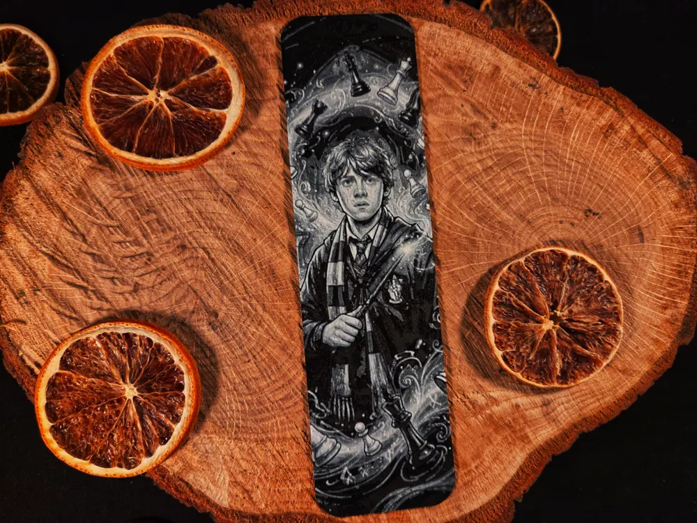 Ron Weasley, Harry Potter Inspired bookmark by EternalDesigns3D HueForge model: Ron Weasley, Harry Potter Inspired bookmark by EternalDesigns3D