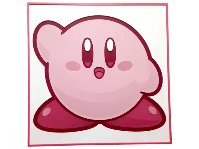 HueForge model: Kirby Hueforge Nintendo Kawaii Cute Pink Gaming by Elsie Moonshadow