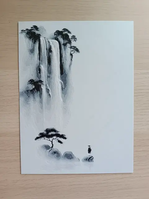 HueForge model: Japanese Waterfall Hueforge by Atrus Design