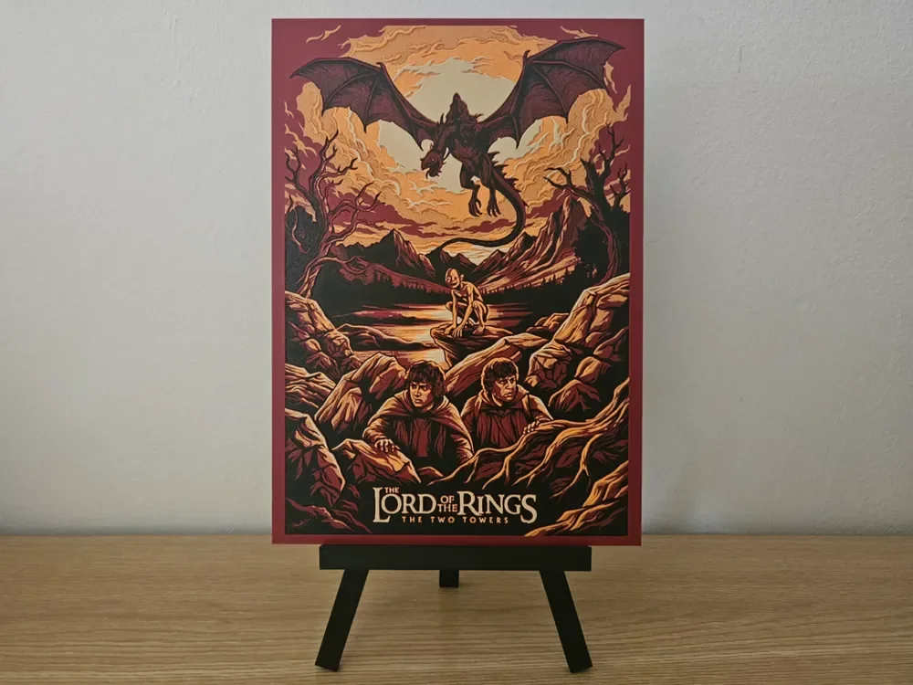 The Lord of the Rings: The Two Towers Hueforge by Opao HueForge model: The Lord of the Rings: The Two Towers Hueforge by Opao