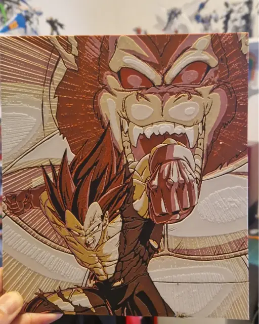 HueForge model: Dragon Ball Super - Vegeta Ego Hueforge by Dakiren