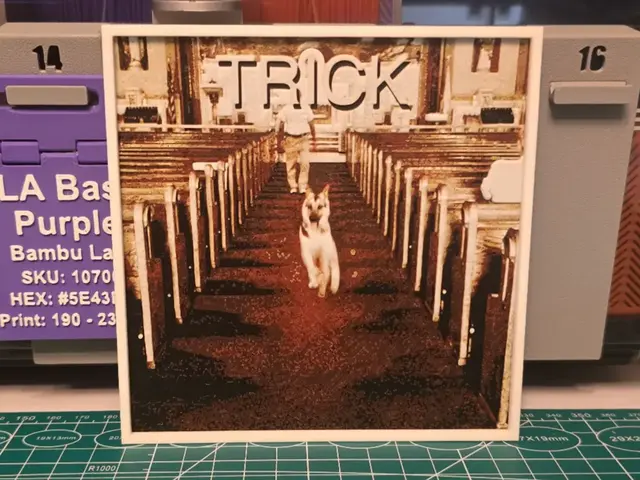 HueForge model: Alex G "Trick" Album Poster - Hueforge Art by Lumpy3D