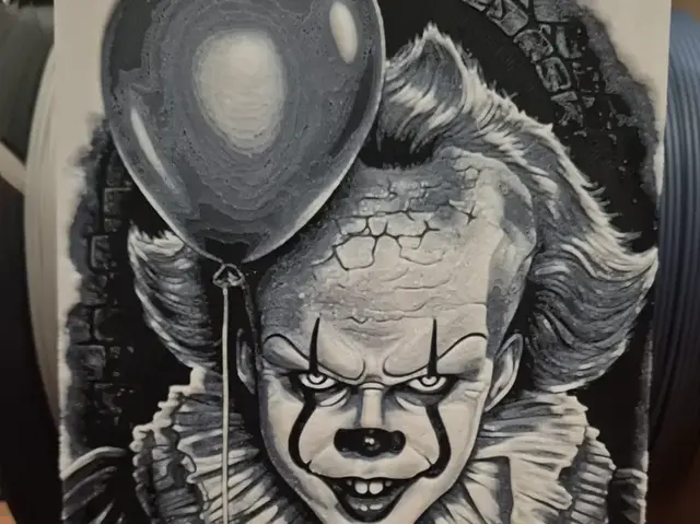 HueForge model: IT the Clown hueforge by Buntsta