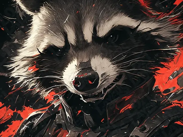 HueForge model: Rocket Raccoon Hueforge by LoFi Layers