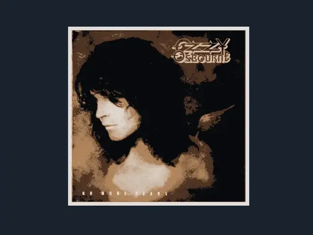 HueForge model: Ozzy Osbourne – No More Tears (Album Art) by HugheCraft
