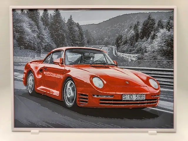 HueForge model: Porsche 959 - Hueforge by BeaN