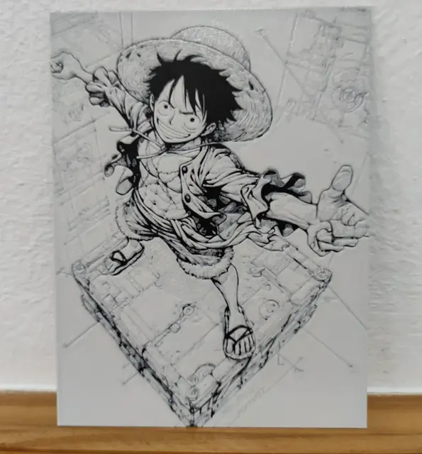 HueForge model: Hueforge Luffy (One piece) by Litolunar