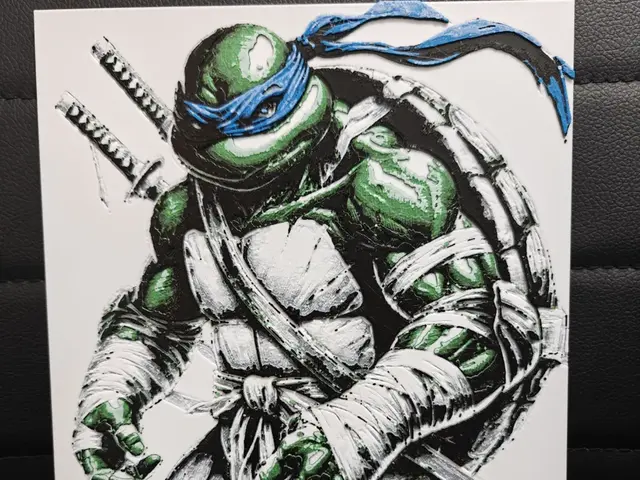 HueForge model: Leonardo Teenage Mutant Ninja Turtles by TheHueforgeLady