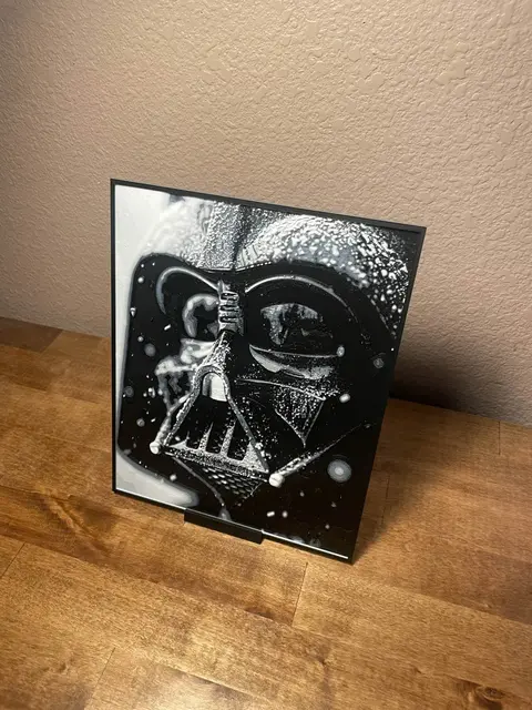 HueForge model: Darth Vader Snow by Cloudy Nostalgia