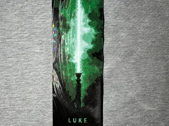 HueForge model: Luke Skywalker Light Saber Bookmark - Flatforge by Hey Ben