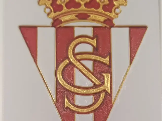 HueForge model: Hueforge escudo Sporting de Gijón by 3Dprintsbar