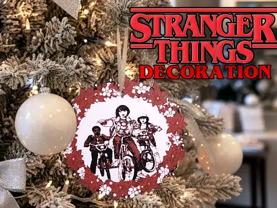 HueForge model: Mike, Lucas e Dustin Stranger things Christmastree by Danz