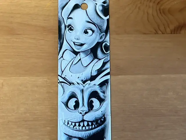 HueForge model: Alice and wonderland bookmark by Morganja