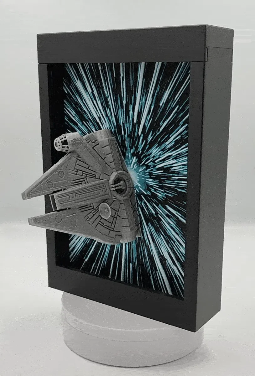 Frame Compatible - Junk in Space by cyanidesugar HueForge model: Frame Compatible - Junk in Space by cyanidesugar
