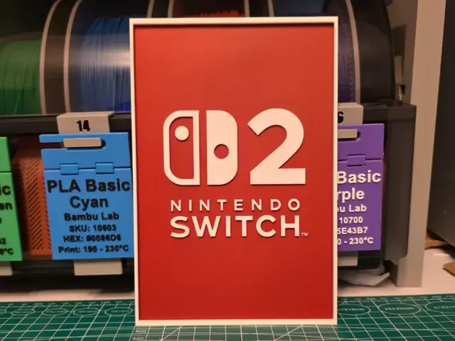 Nintendo Switch 2 Poster - Hueforge Art