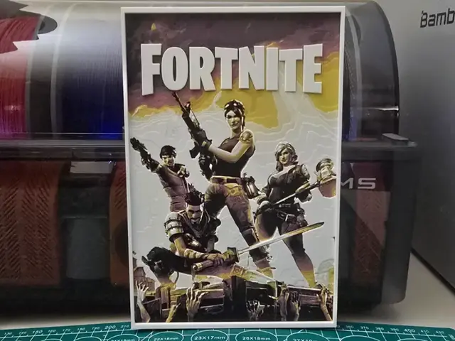 HueForge model: Fortnite Game Poster - Hueforge Art by Lumpy3D