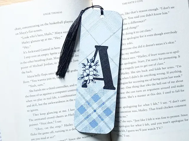 HueForge model: Bookmark, Monogram A. Hueforge by Dame Jo