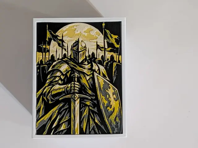 Knight MTG Deckbox Inlay & MTG Tokens