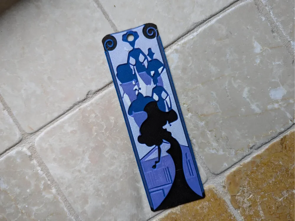Megara - Hercules Bookmark Hueforge by suaimondi HueForge model: Megara - Hercules Bookmark Hueforge by suaimondi